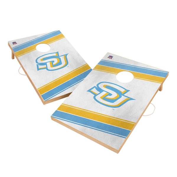 slide 2 of 5, Southern University Jaguars Regulation 2x4 Cornhole Set