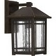 preview thumbnail 2 of 2, Cedar Point 1-Light Outdoor Wall Lantern in Palladian Bronze