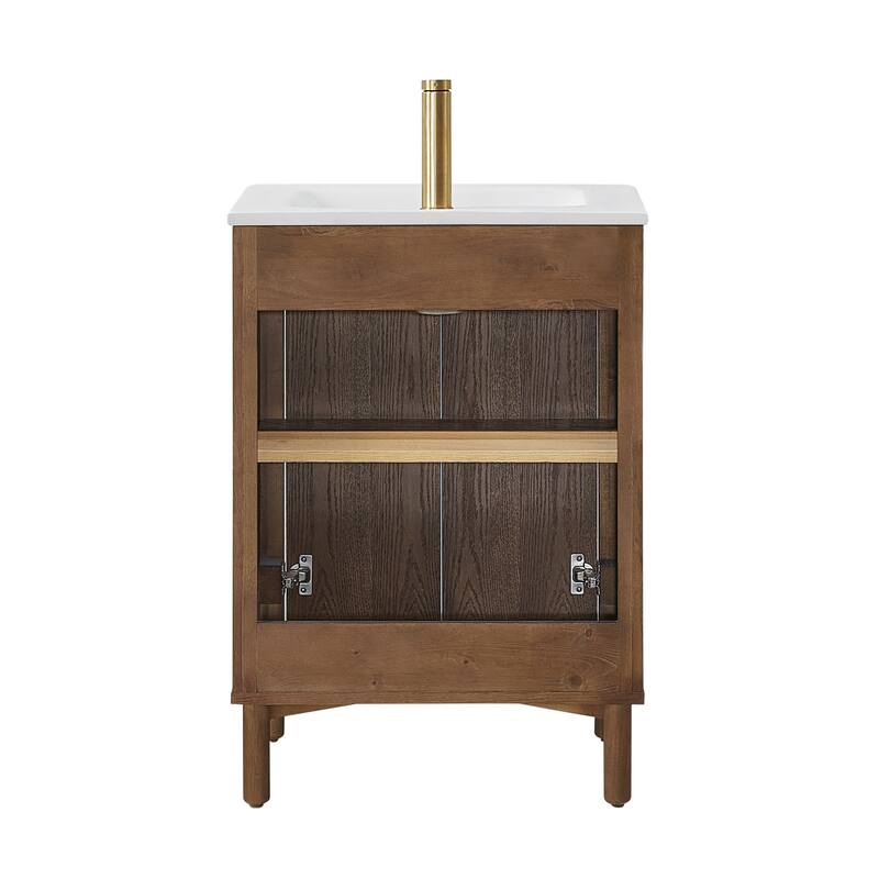 Miseno MV-MUMB24-WHT Mumbai 24" Free Standing Single Basin Vanity Set