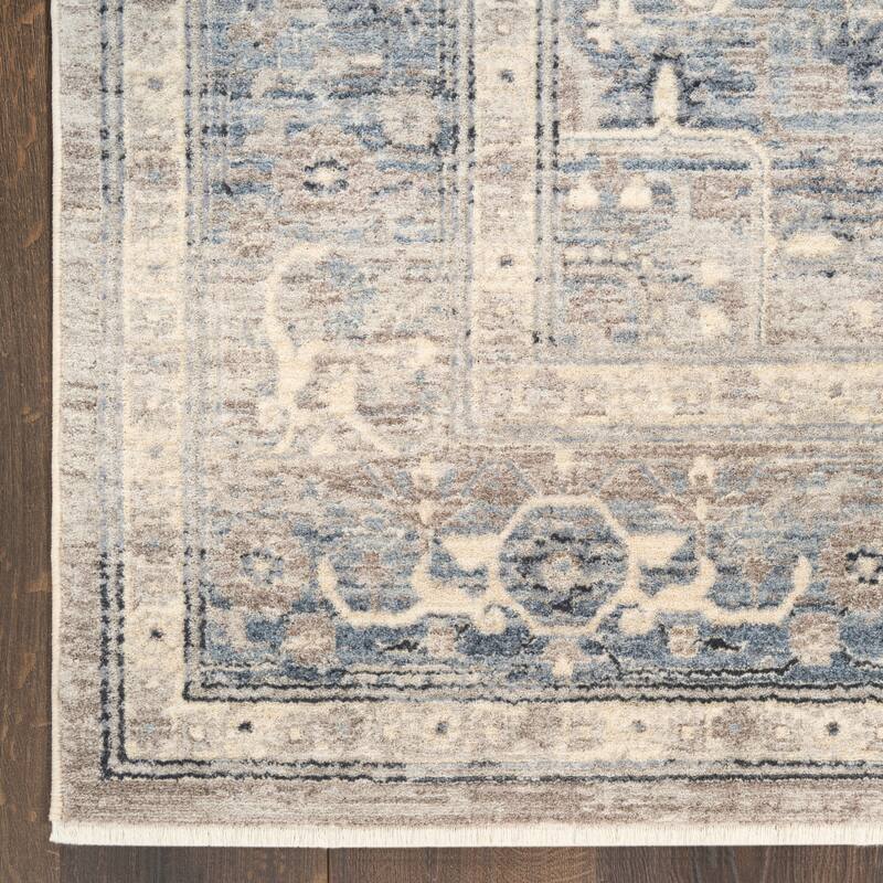 Nourison Home Sultana Indoor only Blue Vintage Persian Area Rug