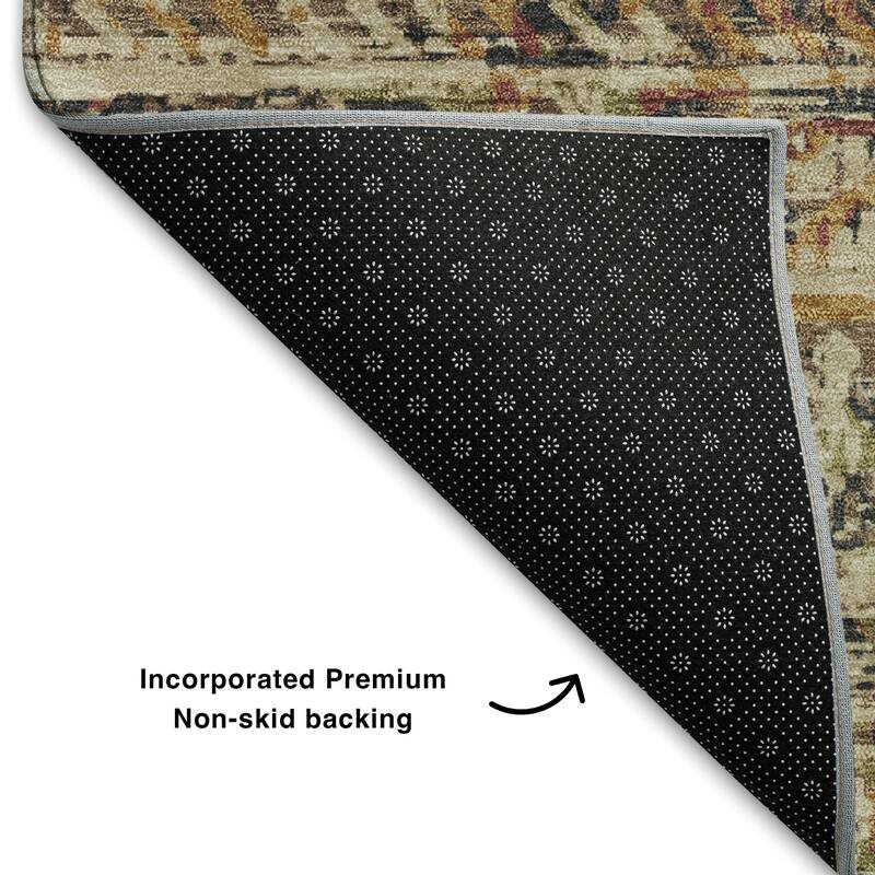 Premium Washable Super Soft Modern Global Mayfield Rug