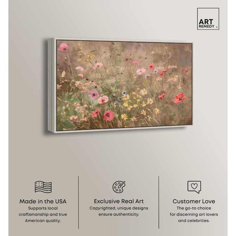 Wildflower Meadow Canvas by Art Remedy