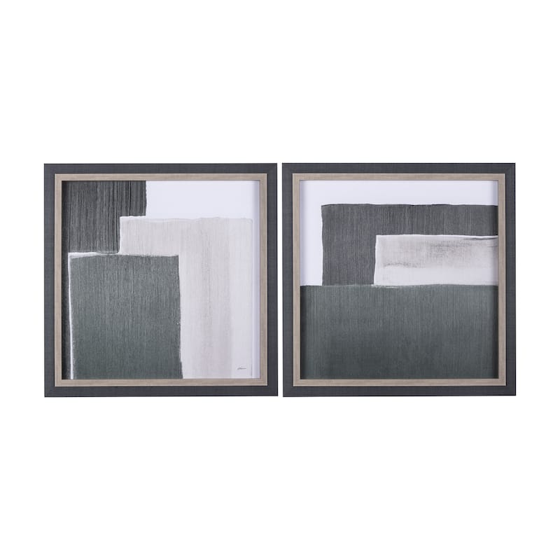 Blocks I Framed Art Print