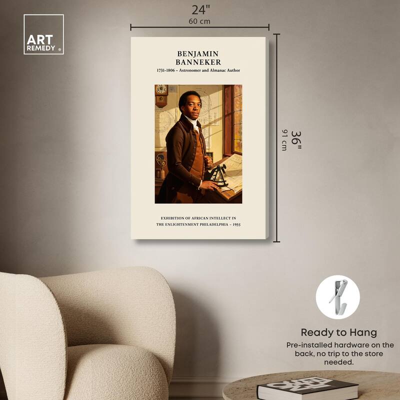 Astronomer at Work Canvas by Art Remedy, Gallery Wrapped
