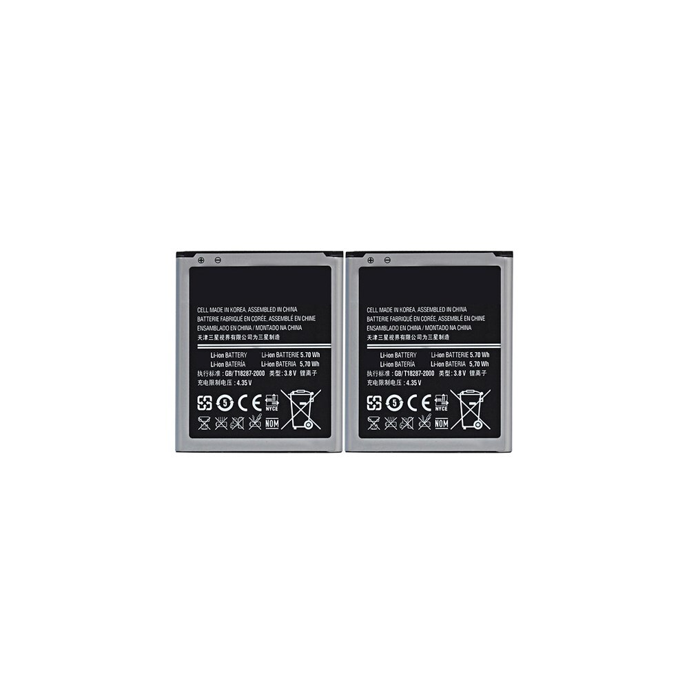 Shop 2x Replacement For Samsung Eb F1m7flu Galaxy S3 Mini Battery Gt I8190 1500mah Overstock 15386255