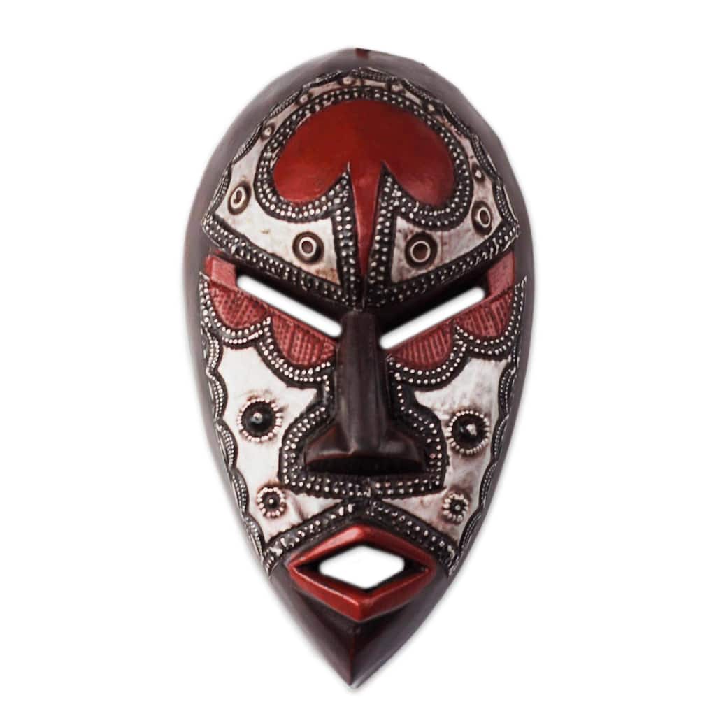 Handmade African Lover African wood mask (Ghana)
