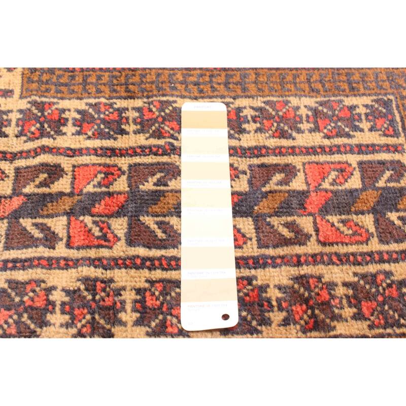 ECARPETGALLERY Hand-knotted Teimani Tan Wool Rug - 2'9 x 5'0