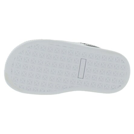puma basket heart infant white