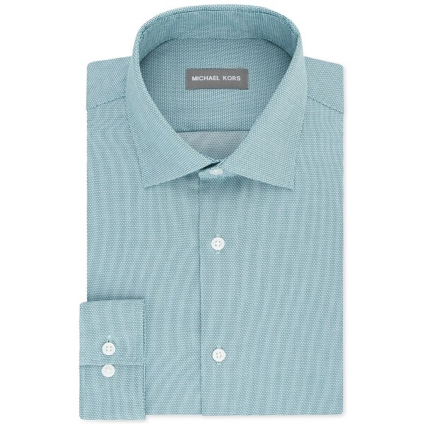 michael kors men's solid stretch shirt