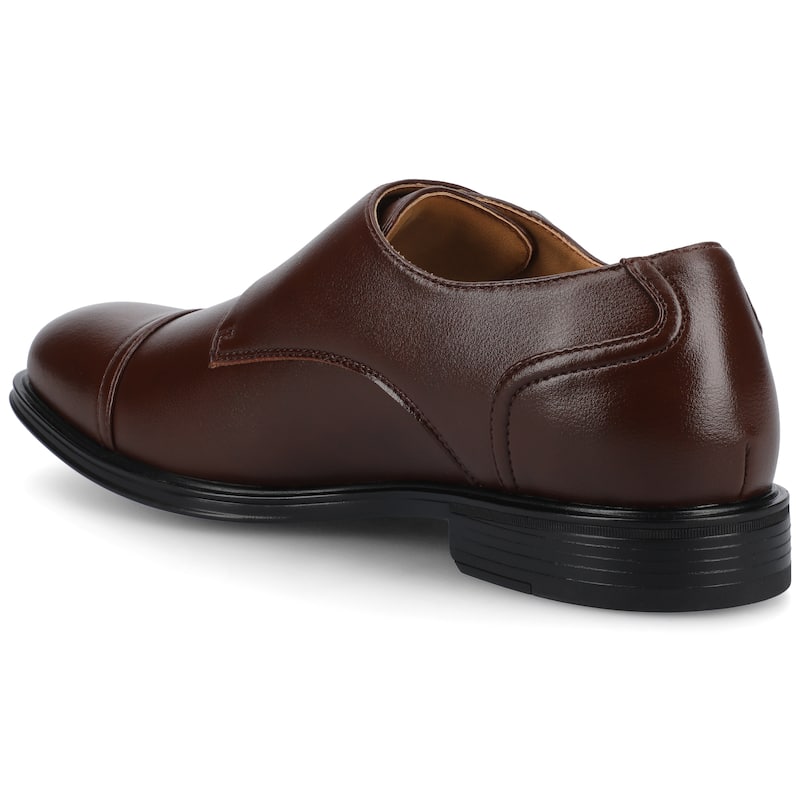 Vance Mens Dillon Cap-toe Double Monk Strap Dress Shoe