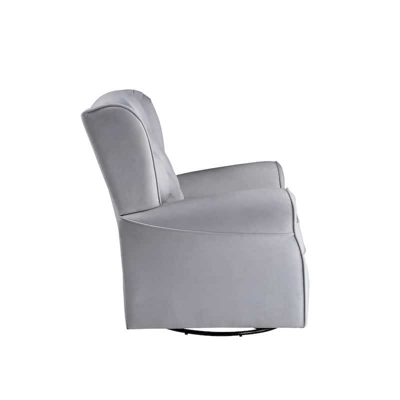 35" Swivel Arm Chair with Glider