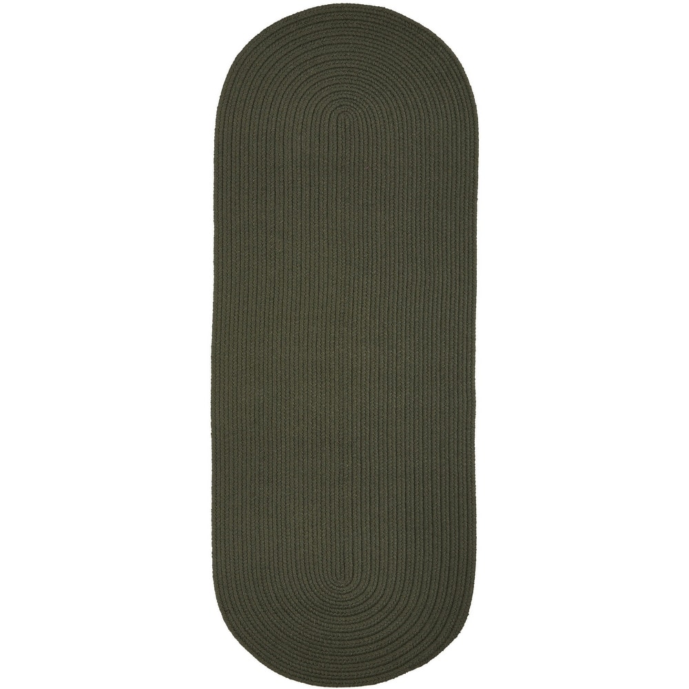 Rhody Rug Madeira Indoor/ Outdoor Braided Rounded Area Rug