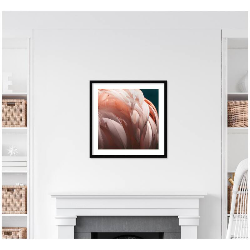 Kate and Laurel Flamingo No. 2 by Alicia Bock Framed Wall Art Print