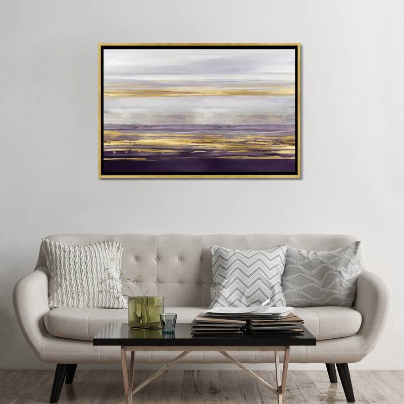iCanvas "Amethyst Reflections II" by Allie Corbin Framed Canvas Print