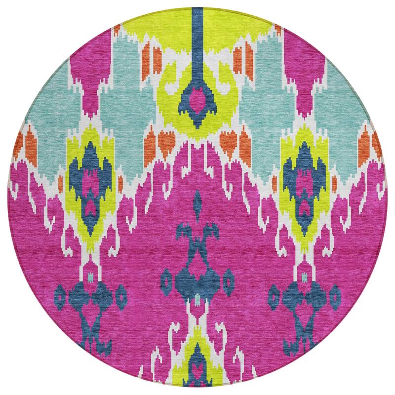 Machine Washable Indoor/ Outdoor Chantille Global Boho Rug