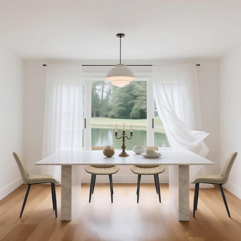 Padded Chair khaki Side Chair Set of 2 Dining Chair Vanity Chair Accent Chair Reception Chair with Metal Legs - khaki