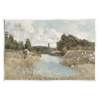 Stupell Nature Stream Wilderness Creek Wall Plaque Art by Christy McKee ...