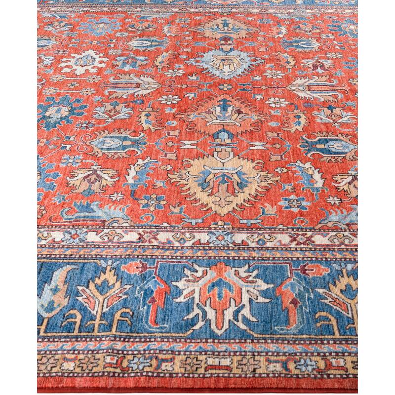 Serapi One-of-a-Kind Hand-Knotted Area Rug - Red - 8' 9" x 11' 11"