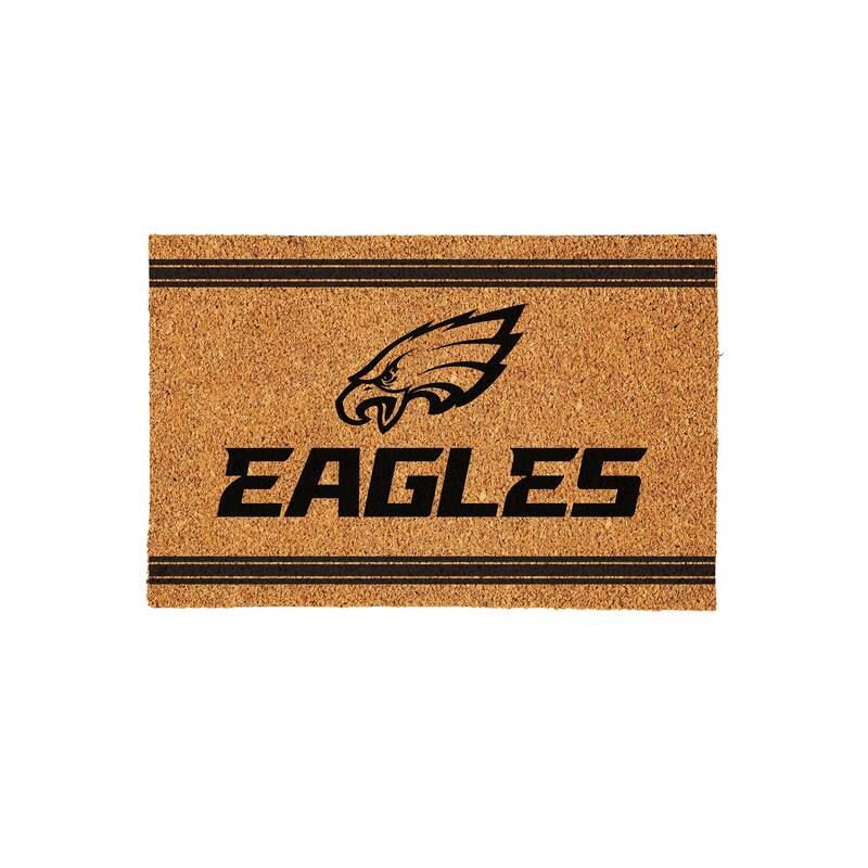 Philadelphia Eagles Monochrome Indoor/Outdoor Coir Door Mat