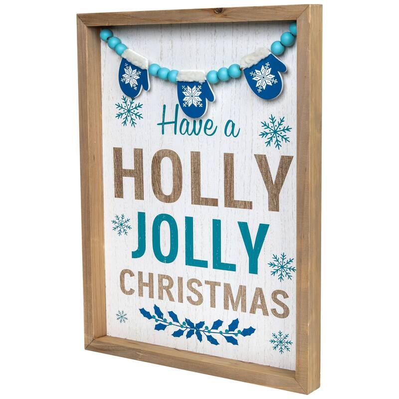 Have A Holly Jolly Christmas Framed Wall Art - 15.5" x 11.75"