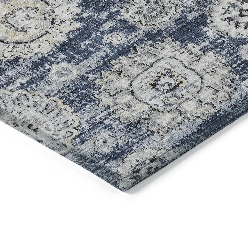 HomeRoots Floral Transitional Rectangle Outdoor Rug