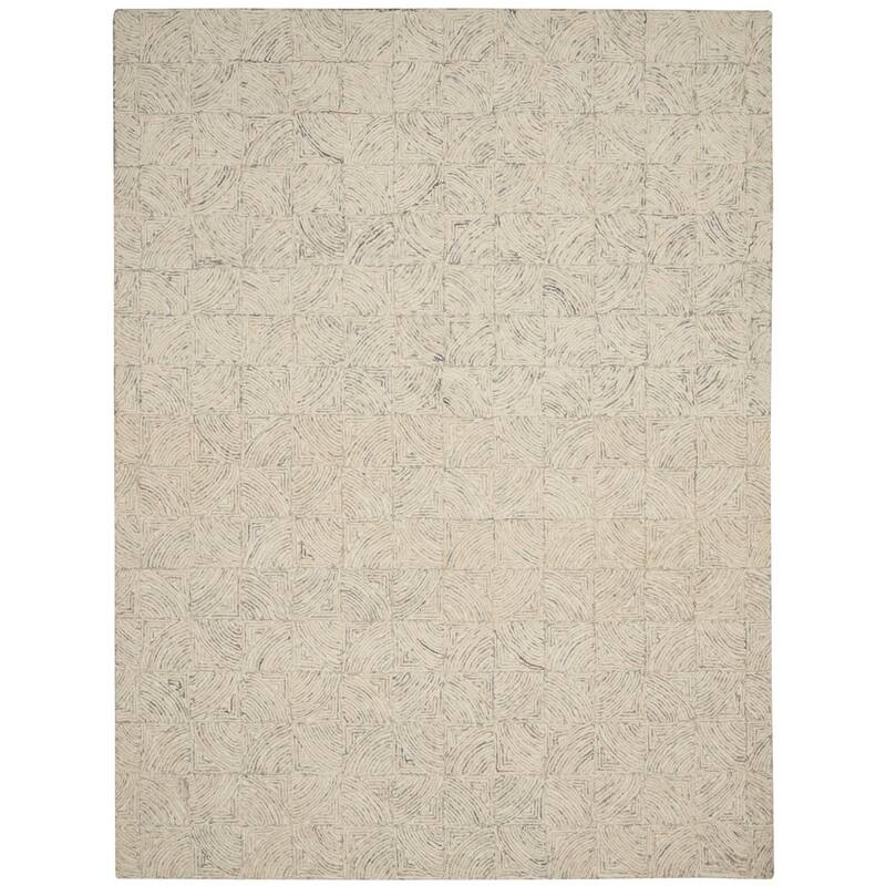 Power Loomed Geometric Modern Soft Area Rug - 126' X '96' X '0.5