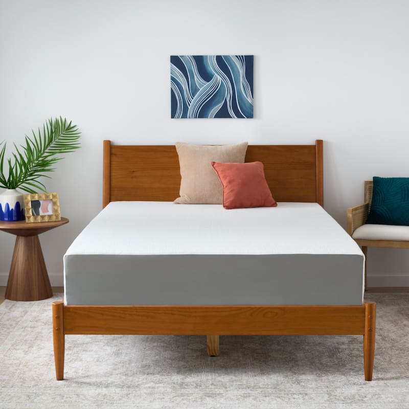 Linenspa Cooling Gel Memory Foam Mattress with Green Tea Infusion - 6, 8, 10, 12 Inch - Twin - 12 in