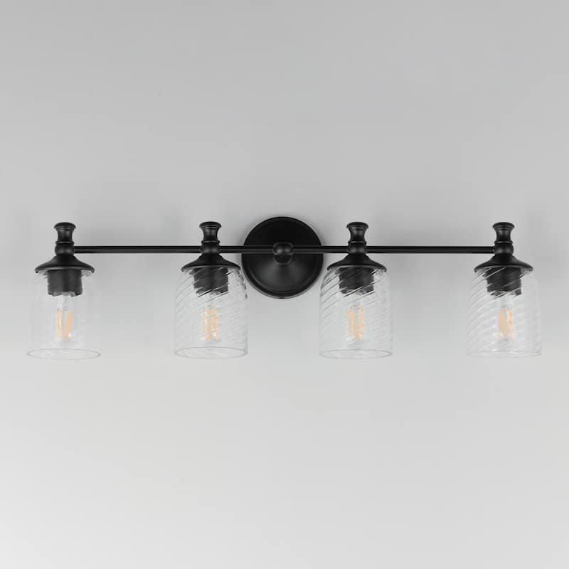 Maxim 21354 Swirl 4 Light 33" Wide Vanity Light