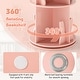 preview thumbnail 10 of 16, MDF Kids Rotating Bookshelf 8 Compartments 360-degree Swivel with Bunny Baffles - 16" L x 16” W x 25.5" H
