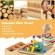 preview thumbnail 18 of 16, Wooden Kids Multi Activity Play Table with Storage Paper Roll - 34" x 23.5" x 22.5" (L x W x H)