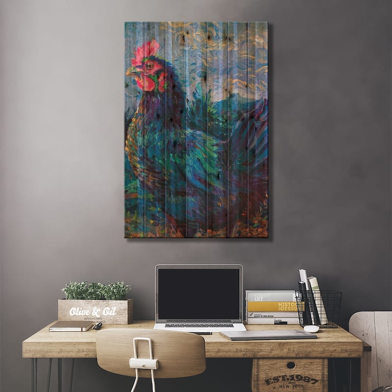 The Ladies Print On Wood by Iris Scott - Multi-Color