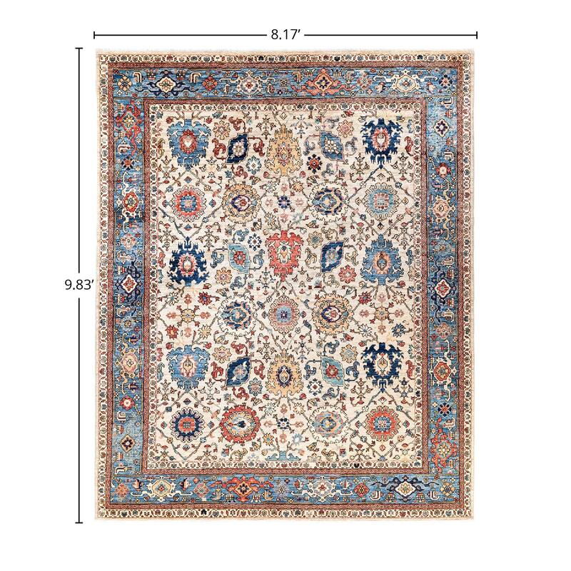 Serapi, One-of-a-Kind Hand-Knotted Area Rug - 8' 2" x 9' 10"