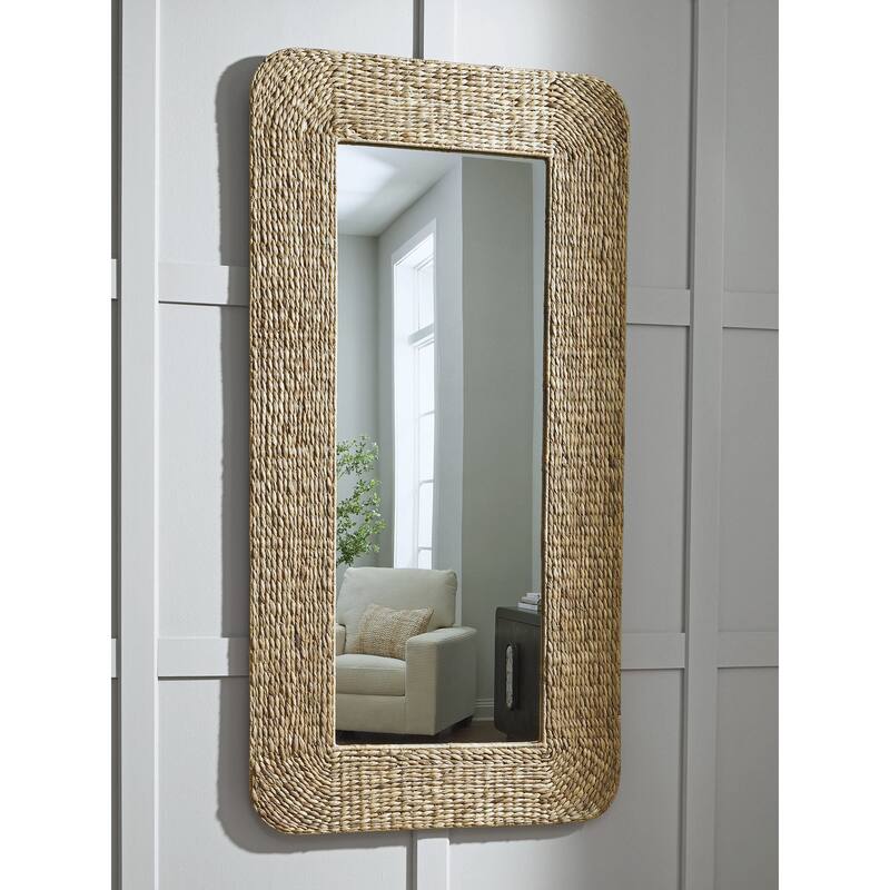 Signature Design by Ashley Norigan Brown Floor Mirror - 36" W x 1" D x 72" H