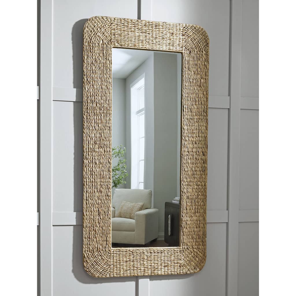 Signature Design by Ashley Norigan Brown Floor Mirror - 36" W x 1" D x 72" H
