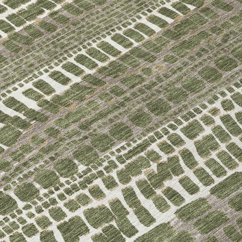 Machine Washable Indoor/ Outdoor Modern Winfield Chantille Rug