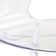 preview thumbnail 8 of 9, Stackable Plastic Dining Chair Set of 4 Transparent Modern Accent Side Chair for Indoor and Outdoor