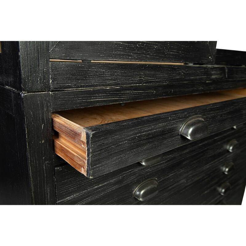 Furniture Classics Reclaimed Fir Charcoal Single Balmoral Display Cabinet
