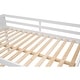 preview thumbnail 30 of 30, Twin Size Wood Loft Bed with Flexible Ladder Placement, Guardrails, and Slide - Gray, Space-Saving Design for Play and Rest