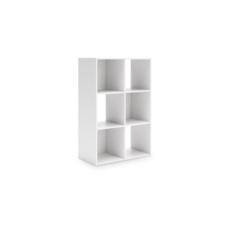 Signature Design by Ashley Onita White 6 Cube Organizer - 24" W x 12" D x 35" H