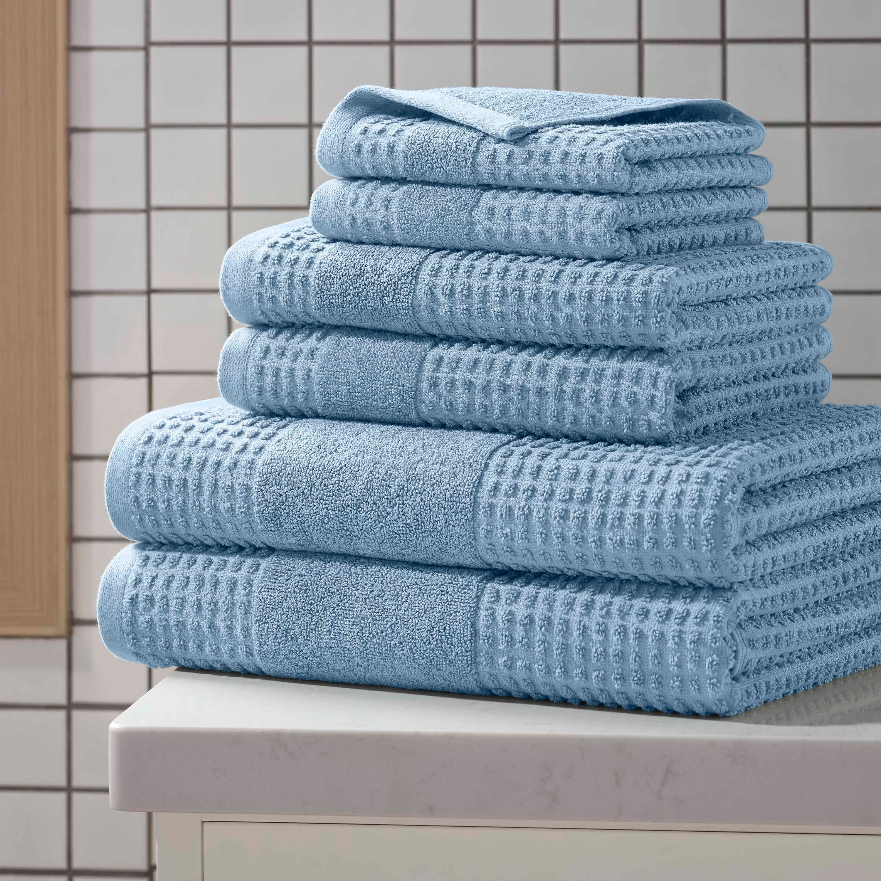 Martex Expression Air Sculpted 6-Piece Towel Set Soft & Absorbent