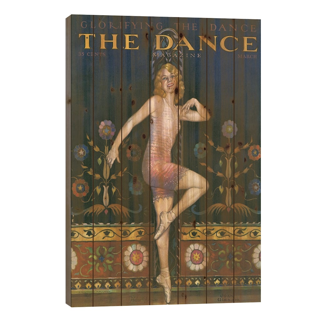 1930s The Dance Magazine Cover Print On Wood by The Advertising Archives - Multi-Color