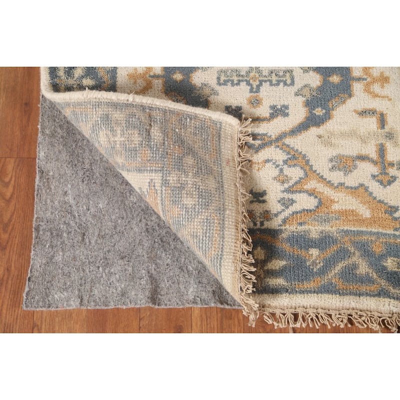 Oushak Oriental Runner Rug Handmade Floral Wool Carpet - 2'5"x 7'9"