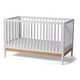 preview thumbnail 9 of 13, Little Seeds Clover 4-in-1 Island Crib True White/Natural