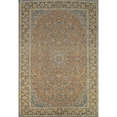 Traditional Floral Najafabad Persian Area Rug Handmade Wool Carpet - 8'1" x 11'8"