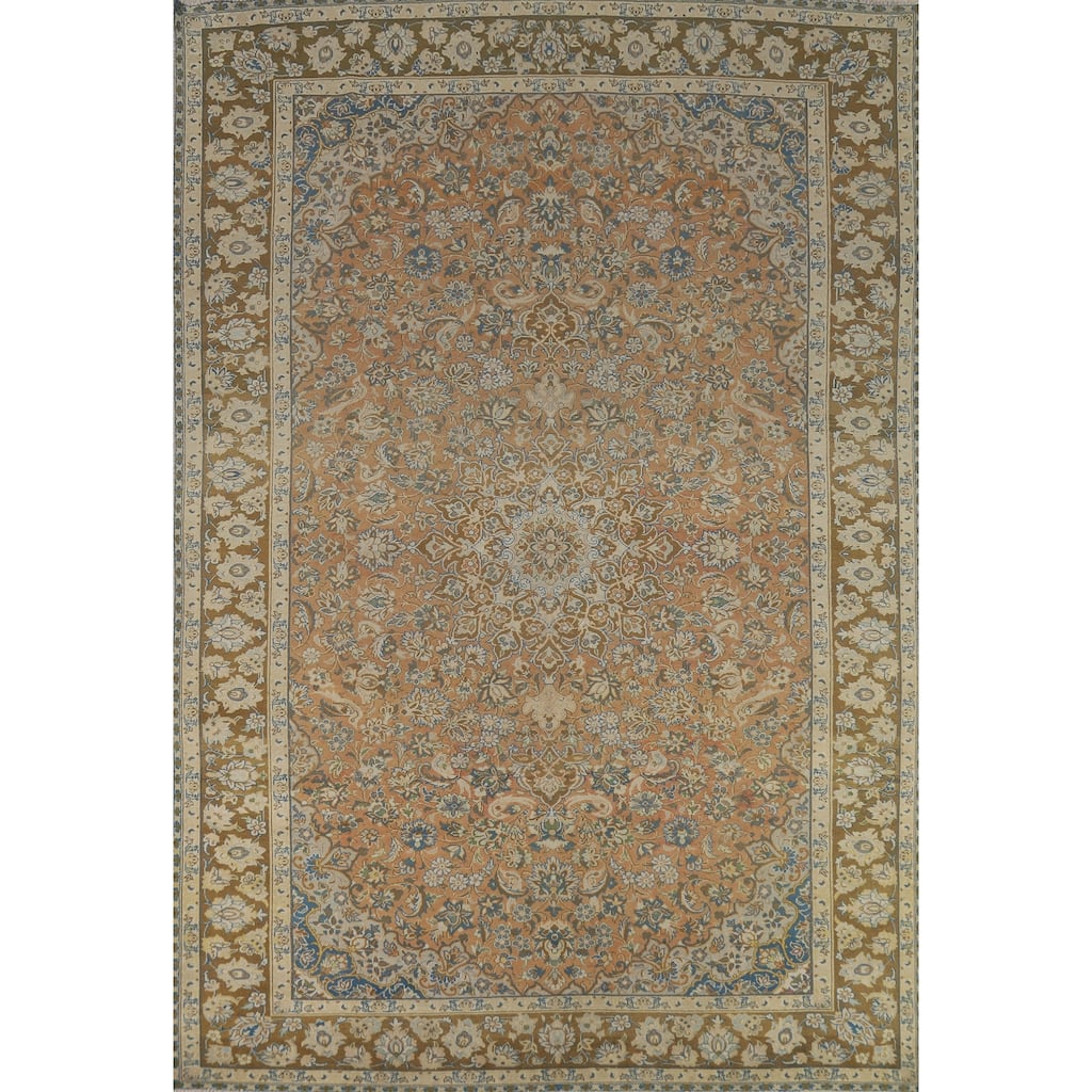 Traditional Floral Najafabad Persian Area Rug Handmade Wool Carpet - 8'1" x 11'8"
