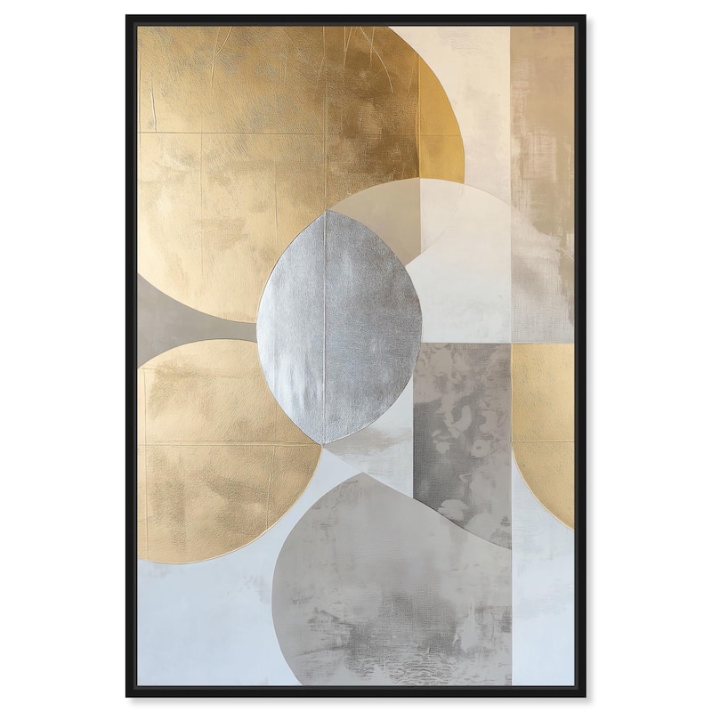 Golden Sequence I Canvas by Art Remedy - 24" x 36" - Black