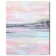 preview thumbnail 2 of 3, Wynwood Studio Nature and Landscape Pastel Morning Pink and Pastel Pink Nautical & Coastal Wall Art Canvas Print