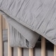 preview thumbnail 9 of 7, Trend Lab Simply Gray 3 Piece Crib Bedding Set