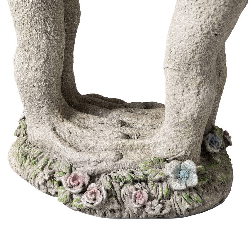 Glitzhome 15.25''H Resin Two Kissing Frog Statue