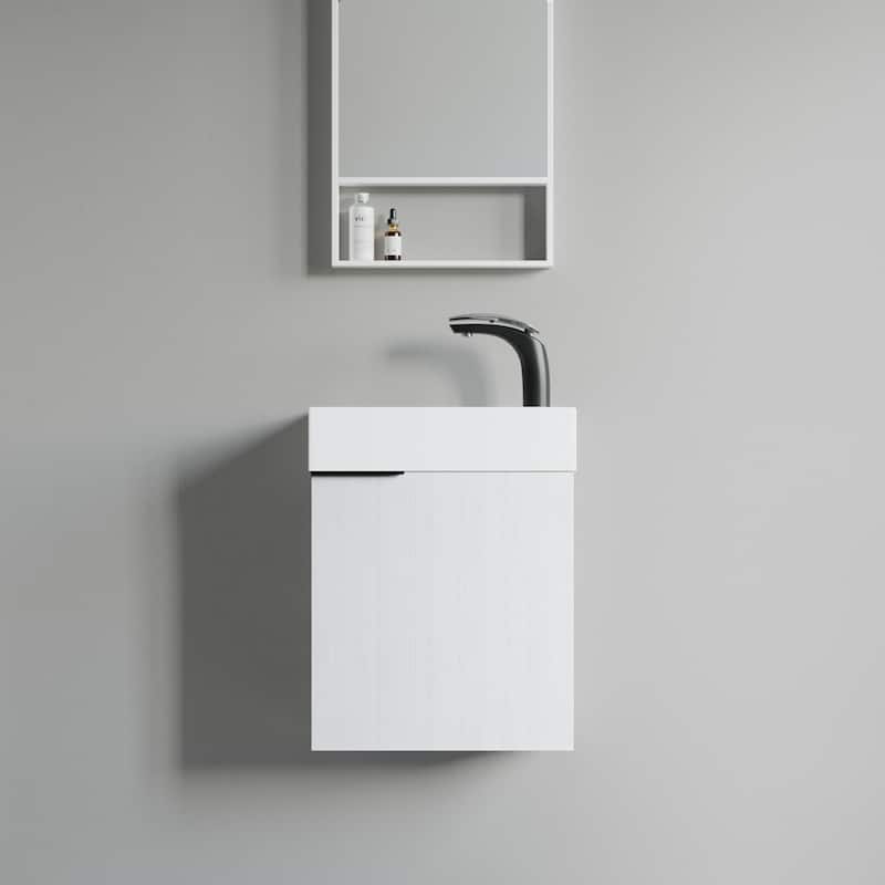 Dowell 18" Series 011 Vanity Set - White Porzelain